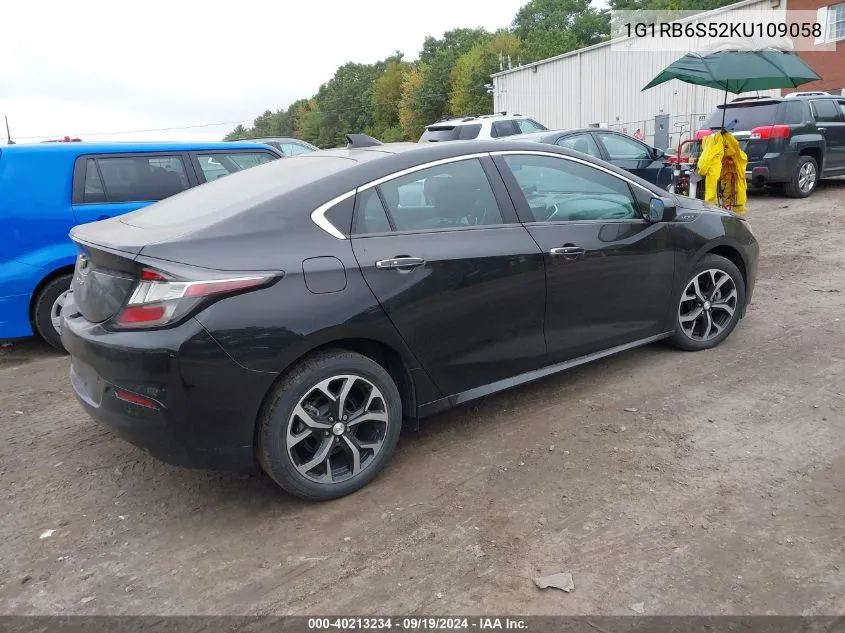 1G1RB6S52KU109058 2019 Chevrolet Volt Premier