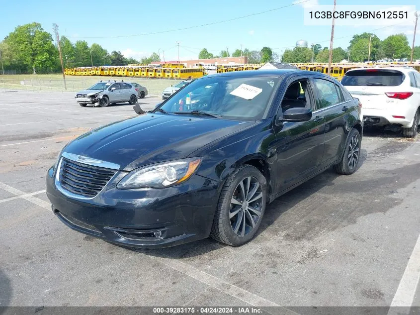 1C3BC8FG9BN612551 2011 Chrysler 200 S