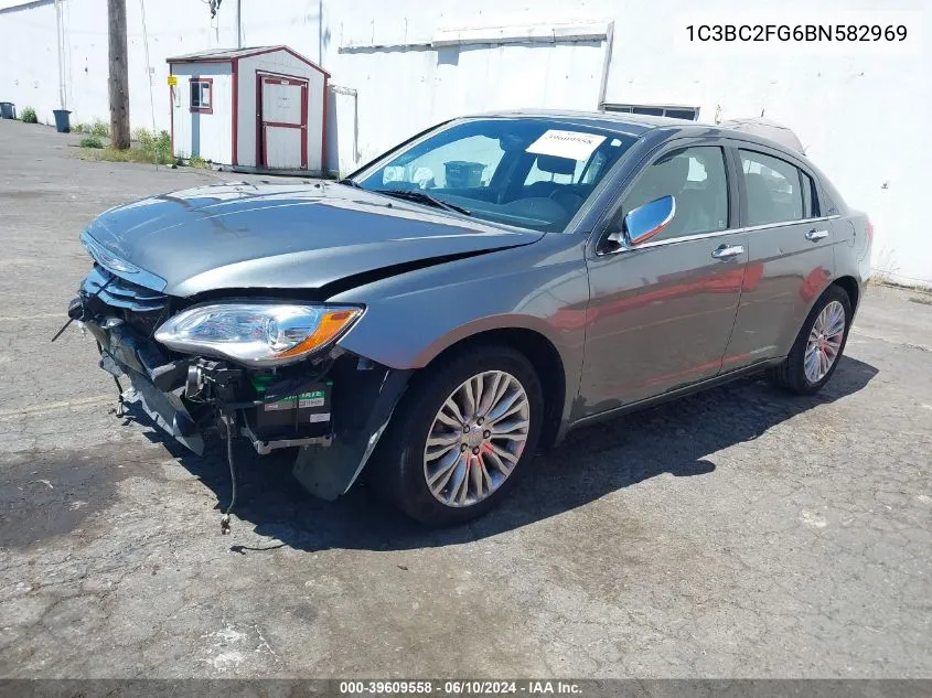 1C3BC2FG6BN582969 2011 Chrysler 200 Limited