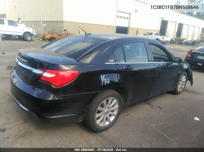 1C3BC1FB7BN558646 2011 Chrysler 200 Touring