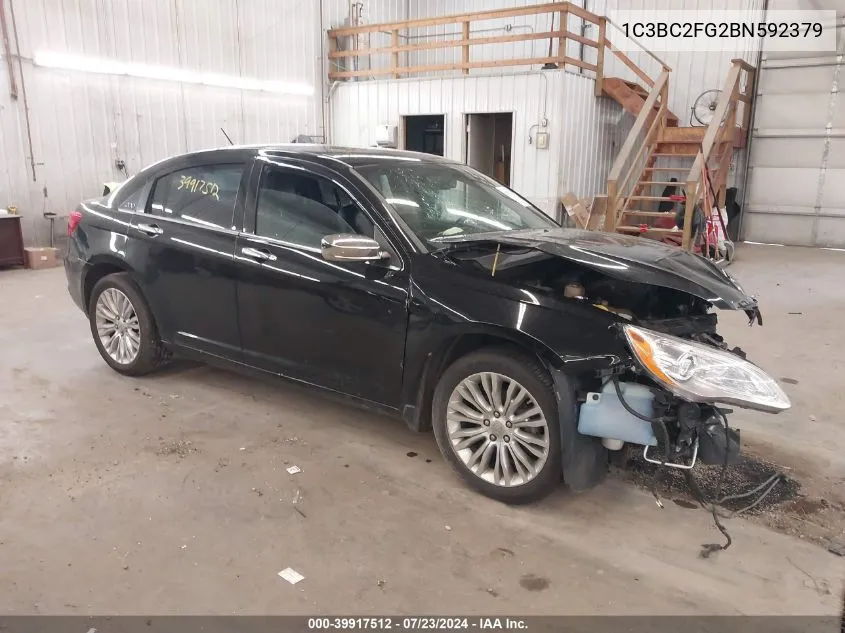 1C3BC2FG2BN592379 2011 Chrysler 200 Limited