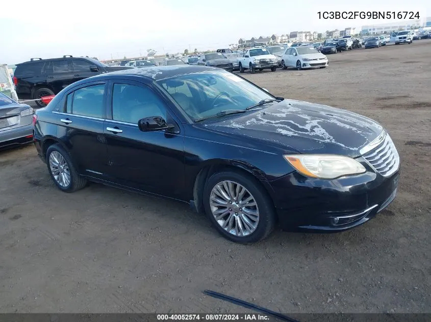 1C3BC2FG9BN516724 2011 Chrysler 200 Limited