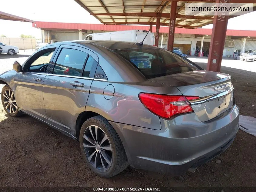 2011 Chrysler 200 S VIN: 1C3BC8FG2BN624668 Lot: 40109830