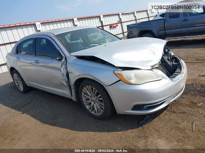 1C3BC2FB6BN500954 2011 Chrysler 200 Limited