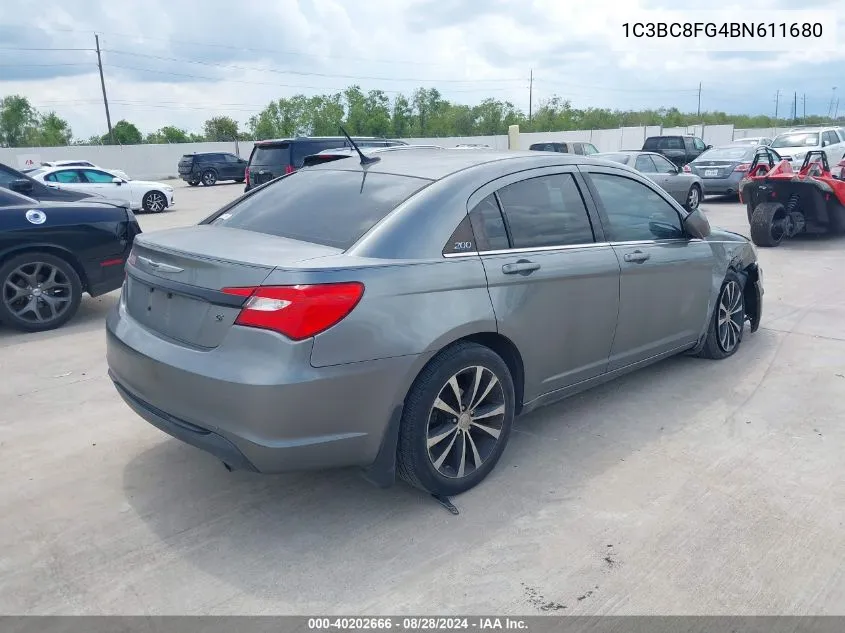 1C3BC8FG4BN611680 2011 Chrysler 200 S