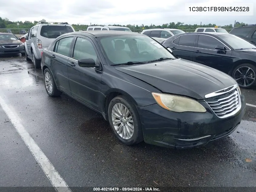 2011 Chrysler 200 Touring VIN: 1C3BC1FB9BN542528 Lot: 40216479