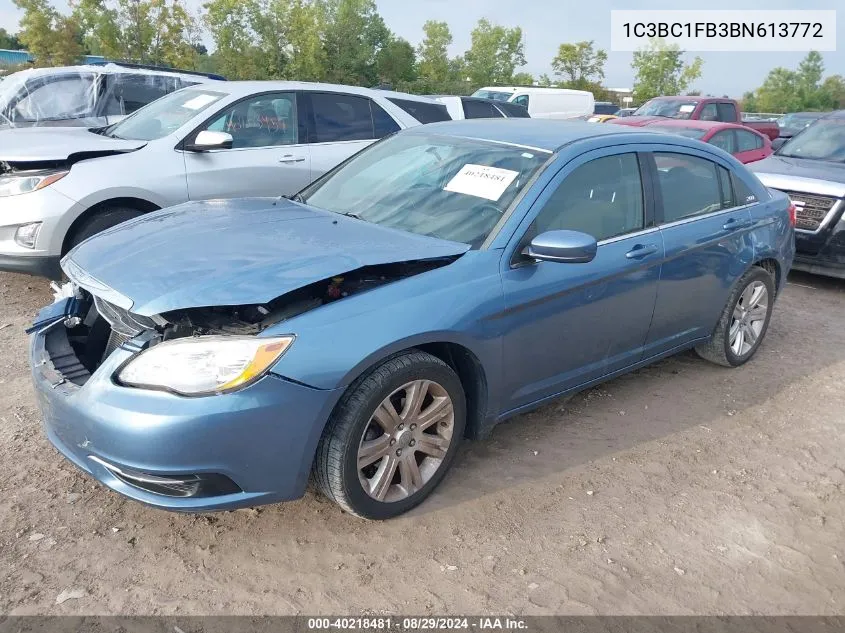 2011 Chrysler 200 Touring VIN: 1C3BC1FB3BN613772 Lot: 40218481