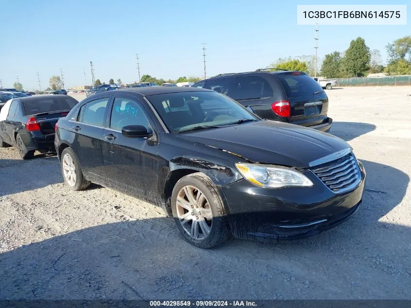 2011 Chrysler 200 Touring VIN: 1C3BC1FB6BN614575 Lot: 40298549