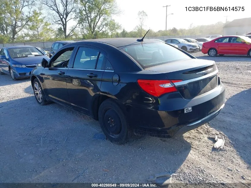 2011 Chrysler 200 Touring VIN: 1C3BC1FB6BN614575 Lot: 40298549