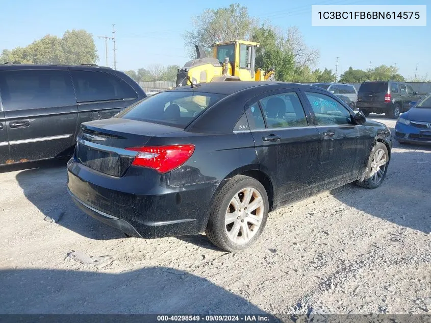 2011 Chrysler 200 Touring VIN: 1C3BC1FB6BN614575 Lot: 40298549