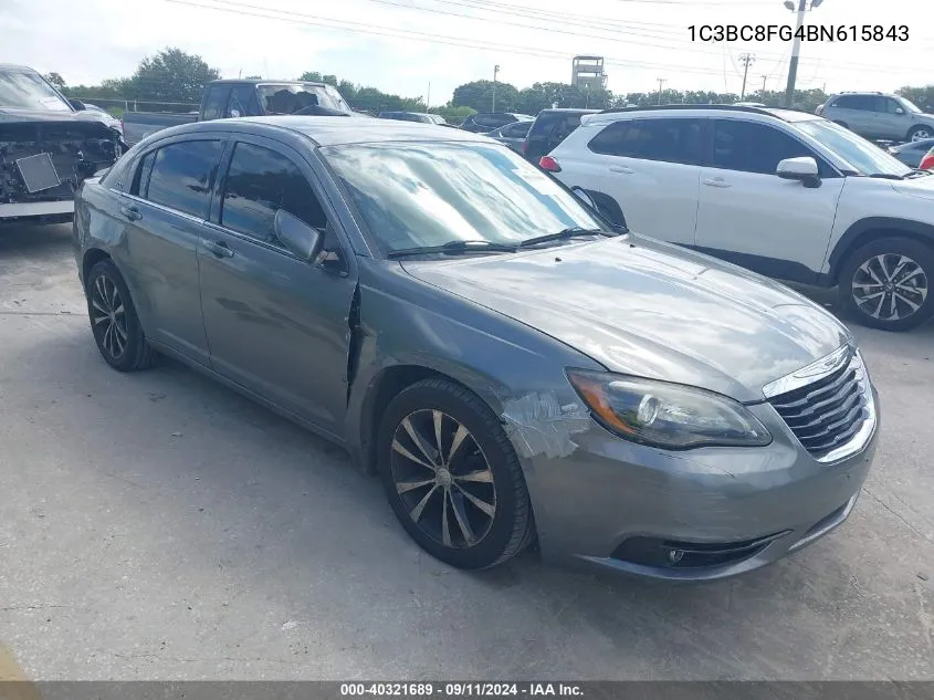 2011 Chrysler 200 S VIN: 1C3BC8FG4BN615843 Lot: 40321689