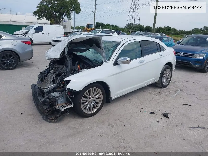 2011 Chrysler 200 Limited VIN: 1C3BC2FB3BN548444 Lot: 40330443