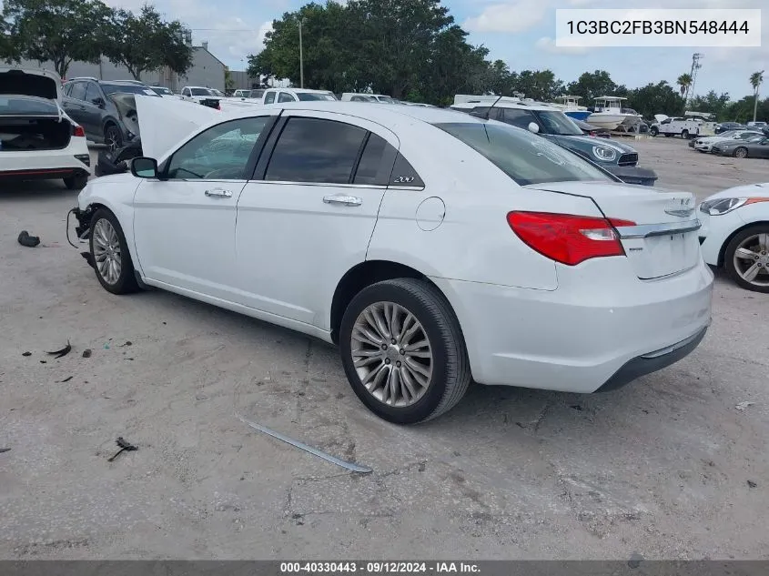 2011 Chrysler 200 Limited VIN: 1C3BC2FB3BN548444 Lot: 40330443