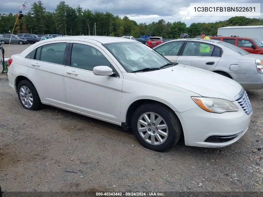 1C3BC1FB1BN522631 2011 Chrysler 200 Touring