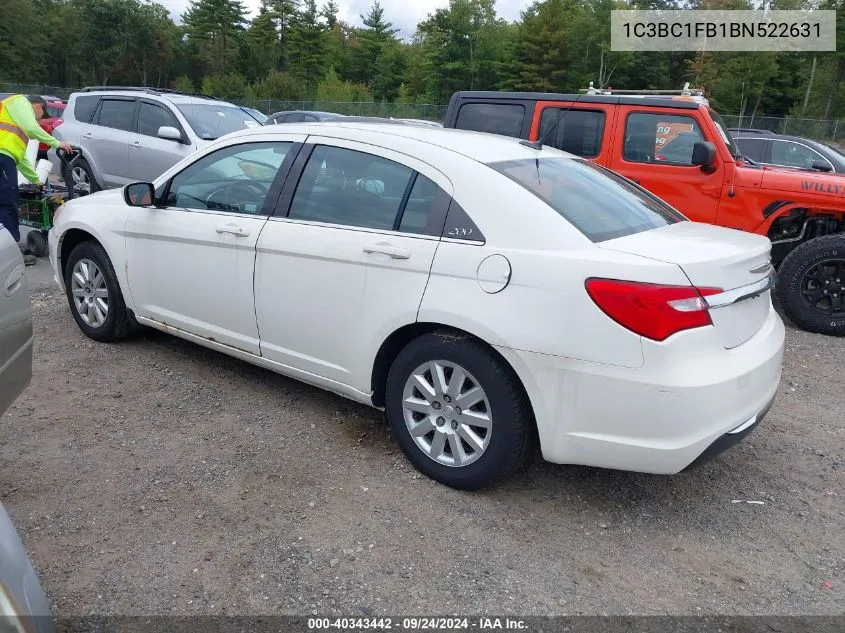 1C3BC1FB1BN522631 2011 Chrysler 200 Touring