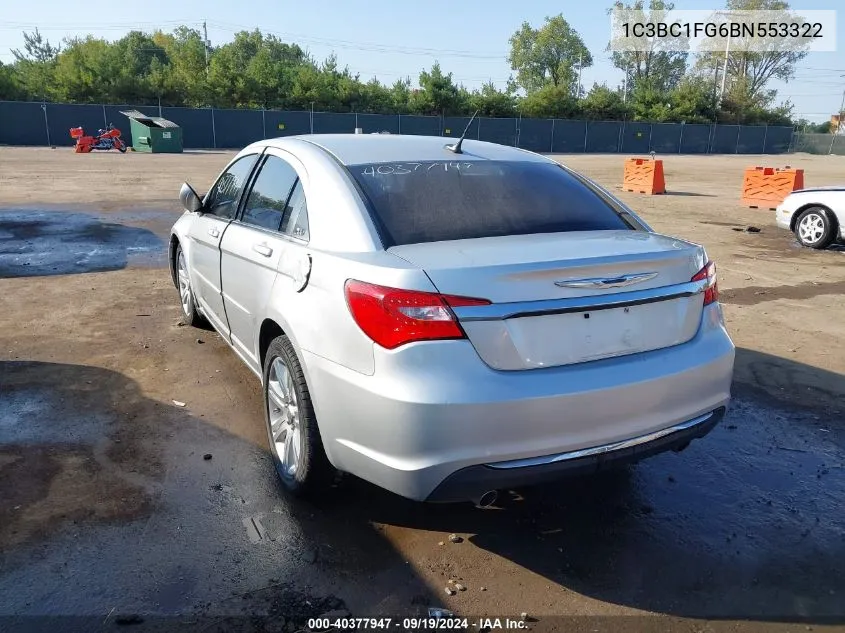 1C3BC1FG6BN553322 2011 Chrysler 200 Touring