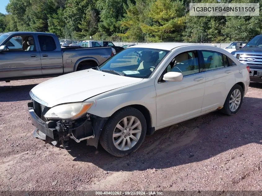 2011 Chrysler 200 Touring VIN: 1C3BC1FG4BN511506 Lot: 40403262