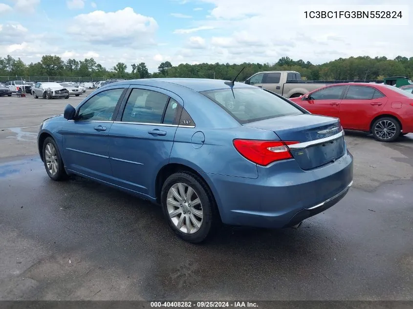 1C3BC1FG3BN552824 2011 Chrysler 200 Touring