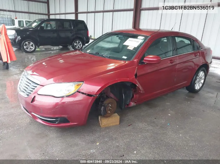 1C3BC1FB2BN536019 2011 Chrysler 200 Touring