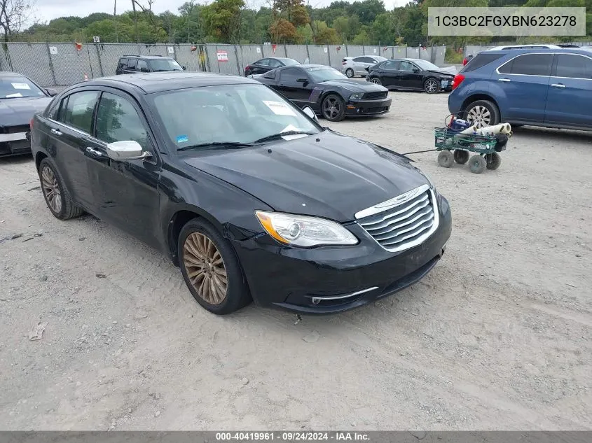 1C3BC2FGXBN623278 2011 Chrysler 200 Limited