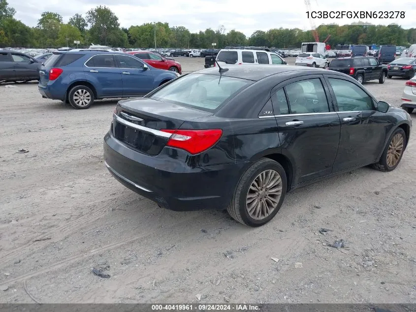 1C3BC2FGXBN623278 2011 Chrysler 200 Limited