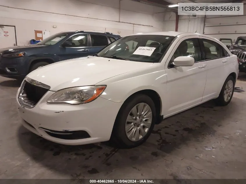 2011 Chrysler 200 Lx VIN: 1C3BC4FB5BN566813 Lot: 40462865