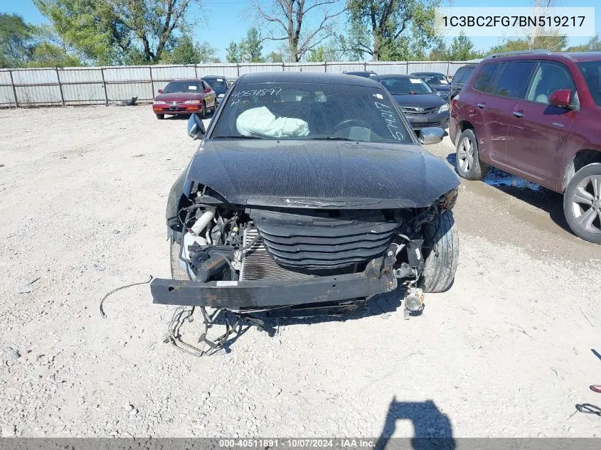 2011 Chrysler 200 Limited VIN: 1C3BC2FG7BN519217 Lot: 40511891