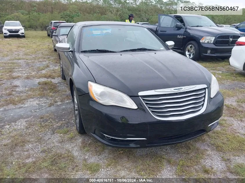 2011 Chrysler 200 Limited VIN: 1C3BC7EG6BN560467 Lot: 40516781