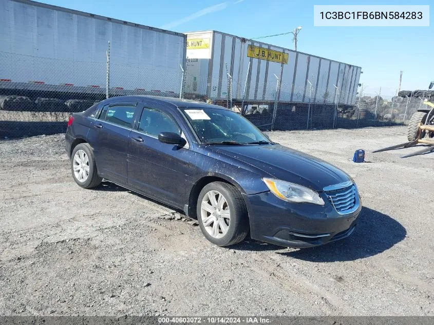 1C3BC1FB6BN584283 2011 Chrysler 200 Touring