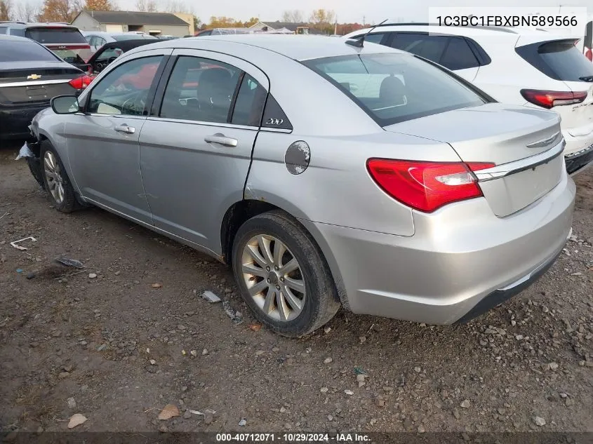 2011 Chrysler 200 Touring VIN: 1C3BC1FBXBN589566 Lot: 40712071