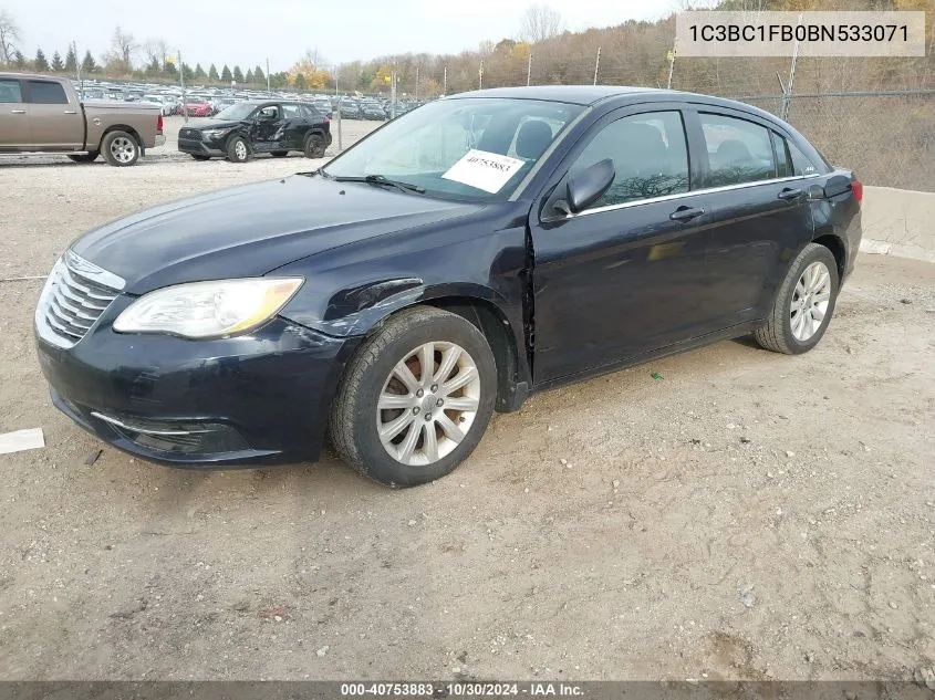 2011 Chrysler 200 Touring VIN: 1C3BC1FB0BN533071 Lot: 40753883