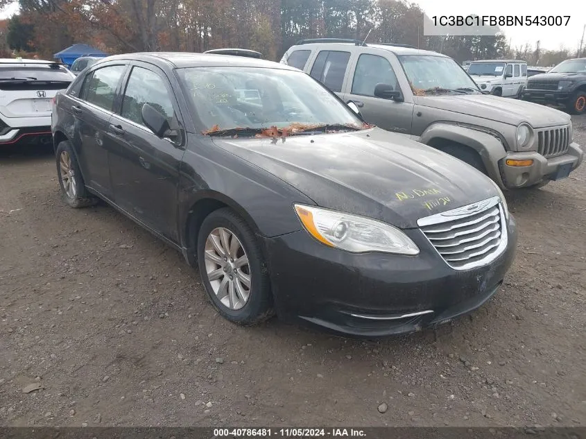 2011 Chrysler 200 Touring VIN: 1C3BC1FB8BN543007 Lot: 40786481