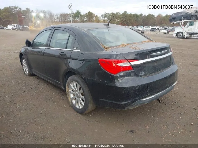 2011 Chrysler 200 Touring VIN: 1C3BC1FB8BN543007 Lot: 40786481