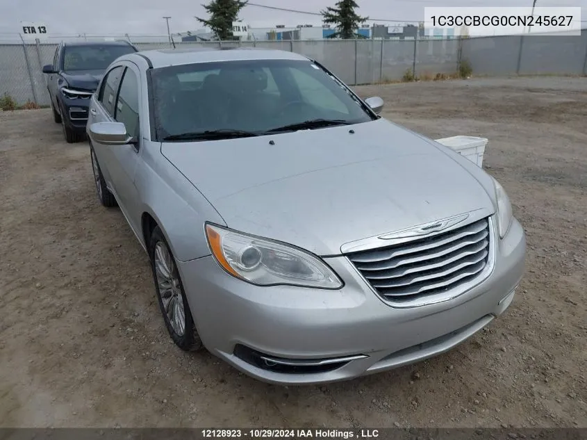 2012 Chrysler 200 Limited VIN: 1C3CCBCG0CN245627 Lot: 12128923