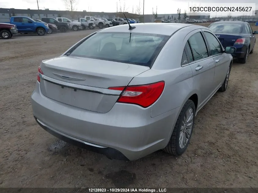 2012 Chrysler 200 Limited VIN: 1C3CCBCG0CN245627 Lot: 12128923