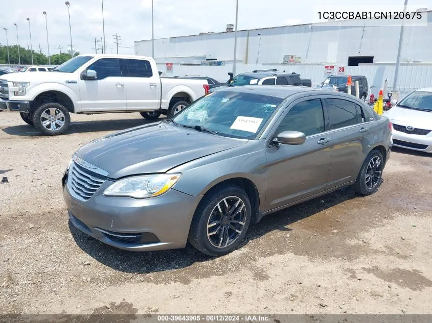 1C3CCBAB1CN120675 2012 Chrysler 200 Lx