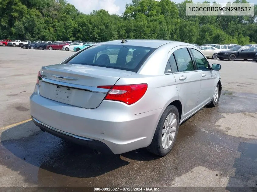 2012 Chrysler 200 Touring VIN: 1C3CCBBG9CN298537 Lot: 39925327