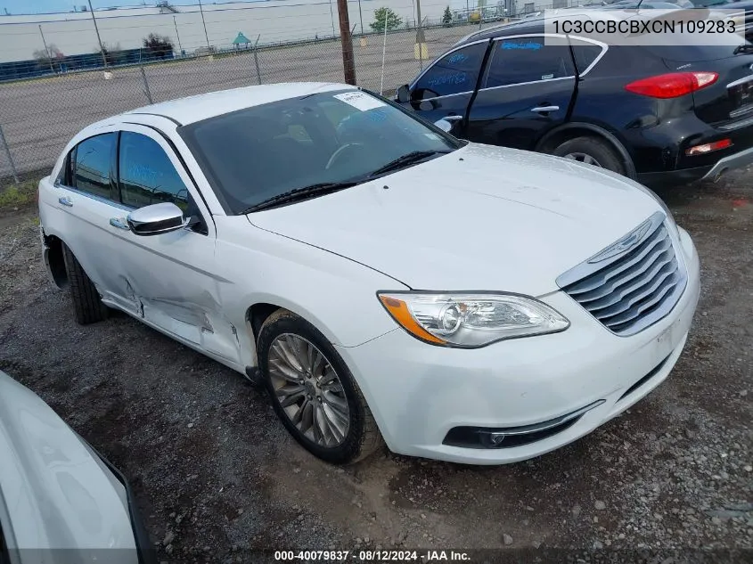 1C3CCBCBXCN109283 2012 Chrysler 200 Limited