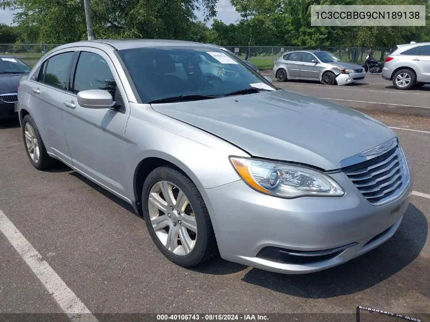 1C3CCBBG9CN189138 2012 Chrysler 200 Touring