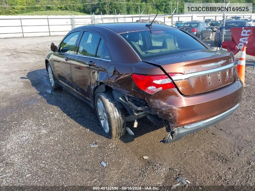 2012 Chrysler 200 Touring VIN: 1C3CCBBB9CN169525 Lot: 40122590