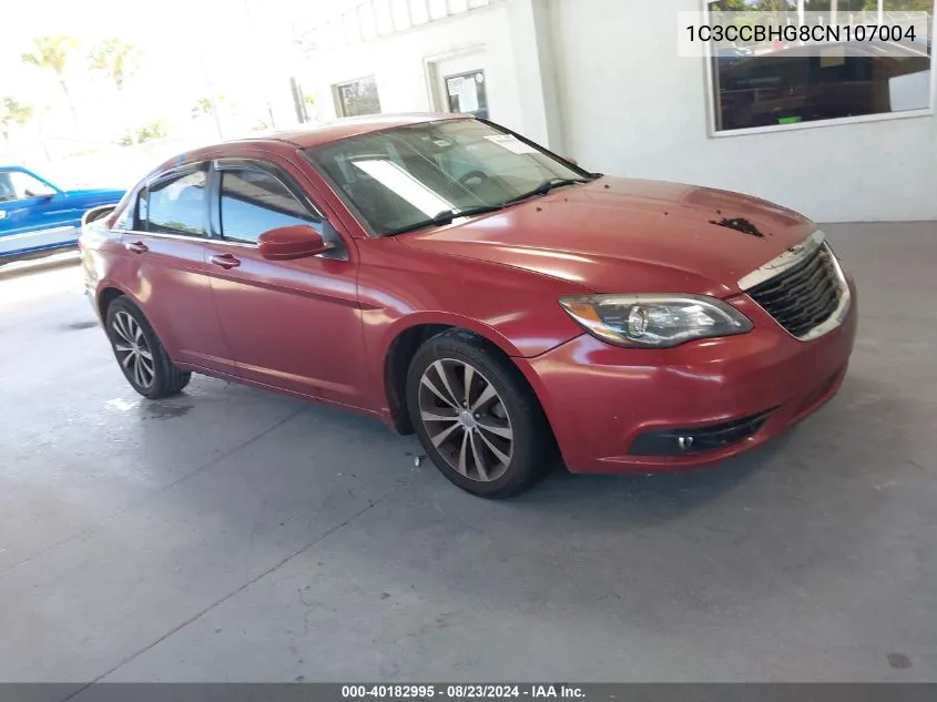 2012 Chrysler 200 S VIN: 1C3CCBHG8CN107004 Lot: 40182995