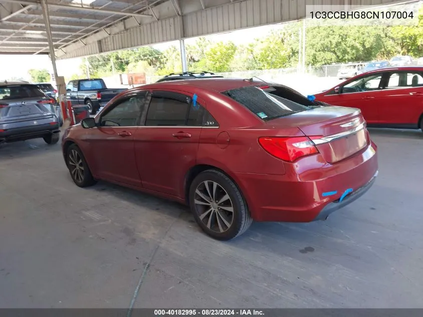 1C3CCBHG8CN107004 2012 Chrysler 200 S