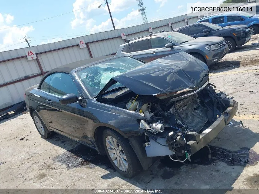 2012 Chrysler 200 Touring VIN: 1C3BCBEB6CN116014 Lot: 40234607