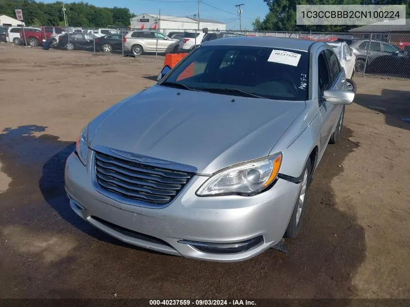 1C3CCBBB2CN100224 2012 Chrysler 200 Touring