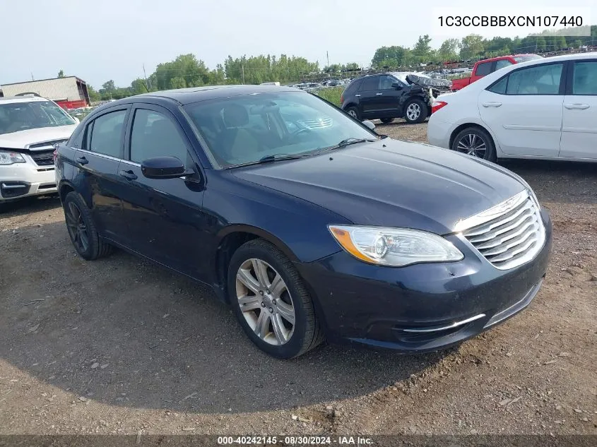 1C3CCBBBXCN107440 2012 Chrysler 200 Touring