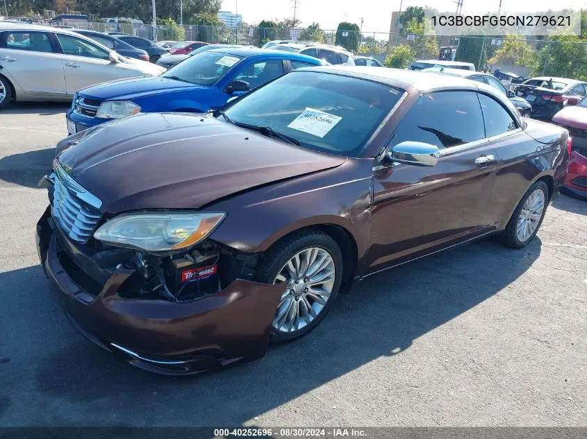 2012 Chrysler 200 Limited VIN: 1C3BCBFG5CN279621 Lot: 40252696