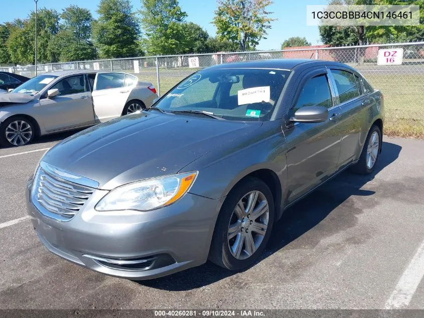 2012 Chrysler 200 Touring VIN: 1C3CCBBB4CN146461 Lot: 40260281