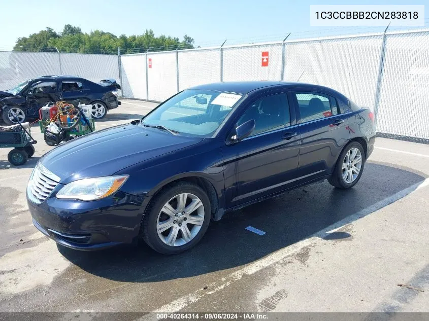 2012 Chrysler 200 Touring VIN: 1C3CCBBB2CN283818 Lot: 40264314