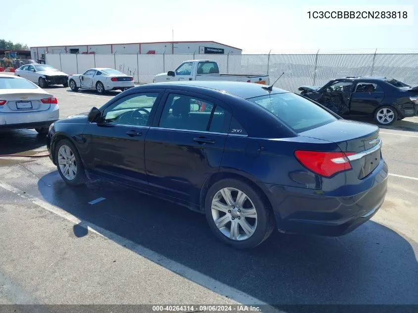 1C3CCBBB2CN283818 2012 Chrysler 200 Touring