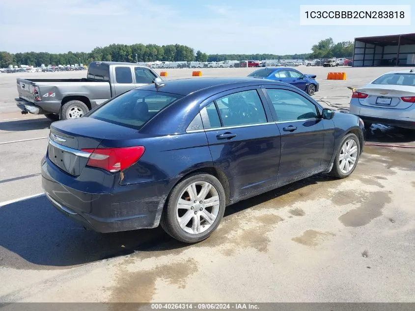 2012 Chrysler 200 Touring VIN: 1C3CCBBB2CN283818 Lot: 40264314